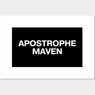 APOSTROPHE MAVEN Posters and Art